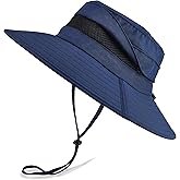 EINSKEY Waterproof Sun Hat for Men Women, UPF 50+ UV Protection Wide Brim Packable Hat for Fishing Hiking Garden Safari Beach