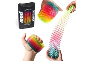 Morf Fidget Sensory Spring Berry – 3D Slug Spring Toy for Kids, Teens, and Adults - Stretchy, Quiet, Stress and Anxiety Relief, Focus - for Play, School, Work Gifts, Great for Classroom, Office