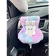SwiftServ Doll Car Seat for 17cm Dolls with Air Vent Clip and Desktop Stand, Cute and Functional Car Ornament for Blind Box Doll Fans, Collectors (Cotton Candy Sky Ombre​)