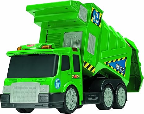fast lane light and sound garbage truck