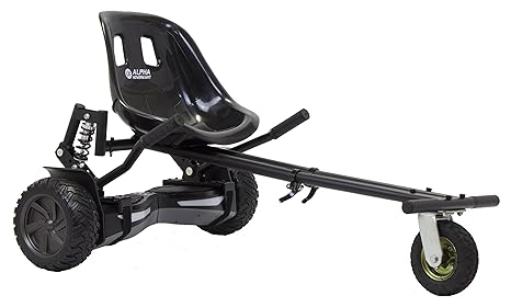 Alpha Ride Alpha hoverkart Unisex Kinder, schwarz