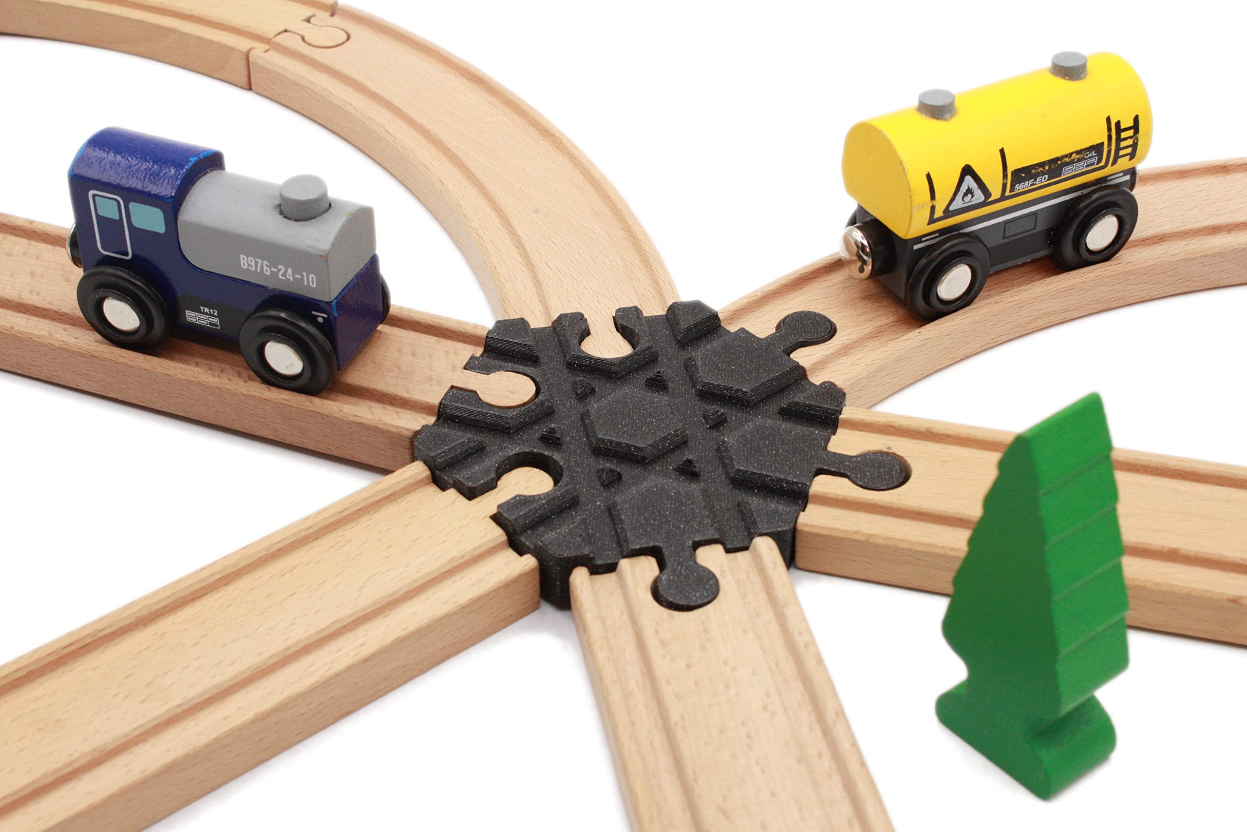 Locorico- Wooden Train Crossing (6 Ways)