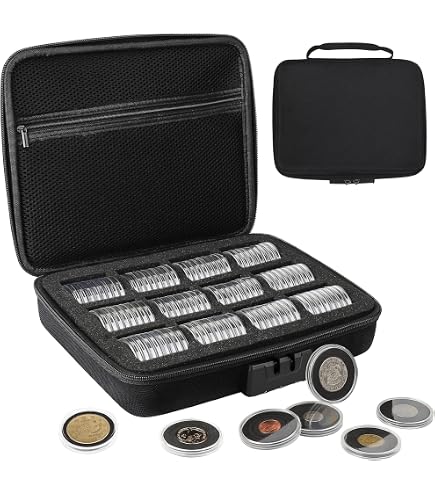 Leuchtturm Cápsulas Magic Caps L – Pack De 6 Para Monedas De Hasta 35 Mm De Diámetro Y 7 Mm De Grosor