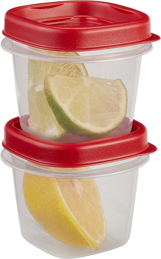 Amazon Com Rubbermaid Easy Find Lids Food Storage Containers 0 5