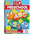 School Zone - Big Preschool Workbook - 320 Pages, Ages 3 to 5, Colors, Shapes, Numbers, Early Math, Alphabet, Pre-Writing, Ph