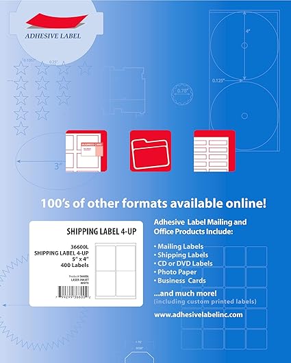 30 Custom Pressure Sensitive Label