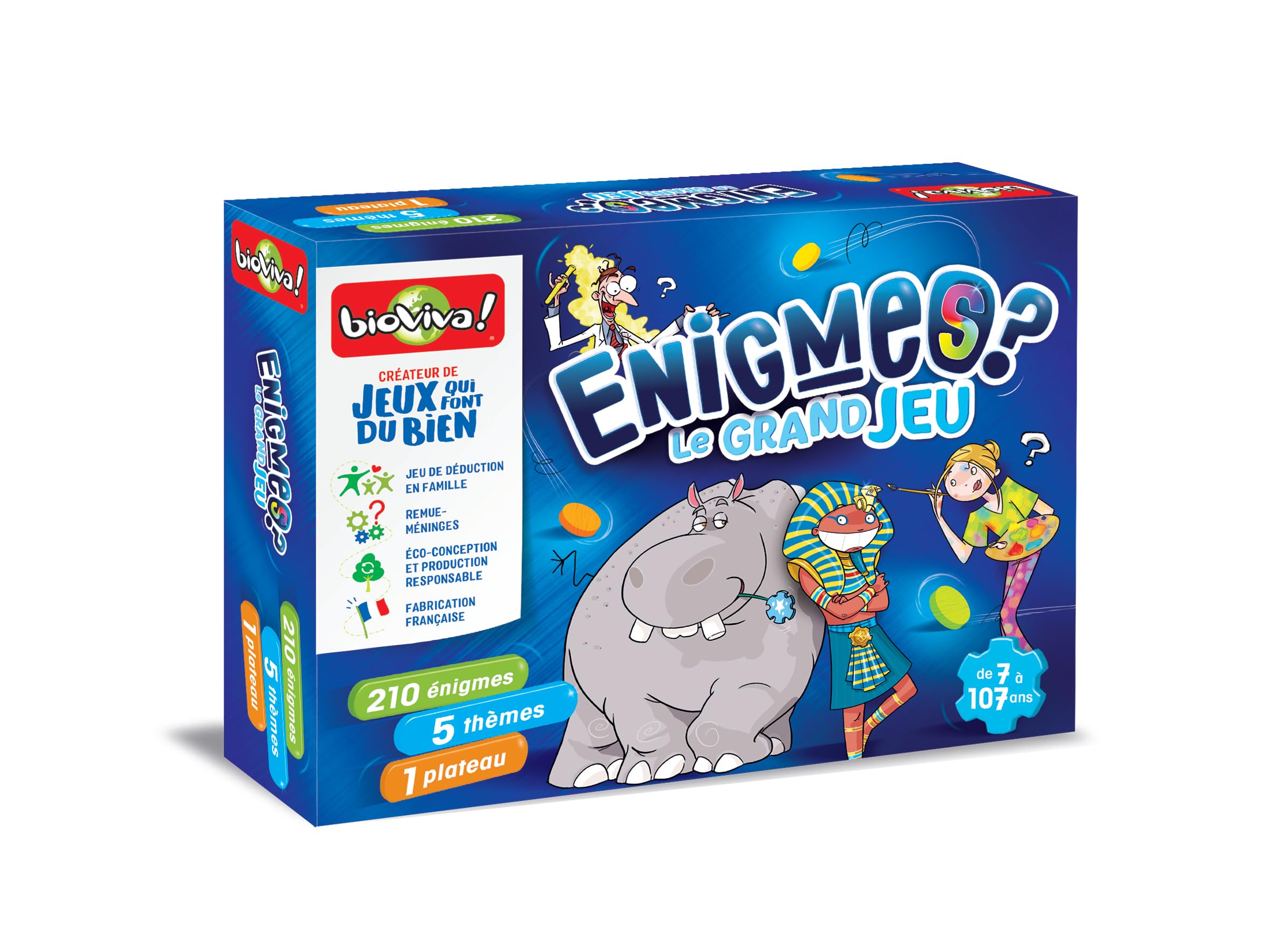 Bioviva Riddles Enigmas- The Great Game Card Game
