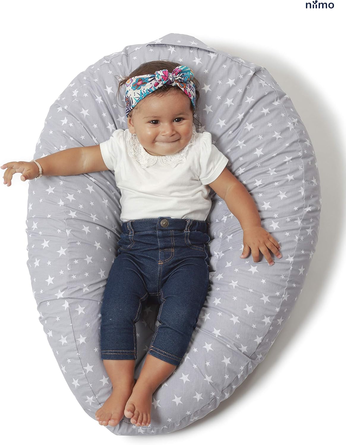 Coussin De Grossesse Et Coussin Dallaitement Pour Dormir Maternite Bebe Oreiller De Corps Xxl Nid Calin Taie 100 Coton Amovible Et Lavable Remplissage Anti Mites Hypoallergenique Niimo Coussins D Allaitement Bebe Puericulture
