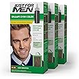 Just For Men Shampoo-In Color (Formerly Original Formula), Mens Hair Color with Keratin and Vitamin E for Stronger Hair - Ash Brown, H-20, Pack of 3