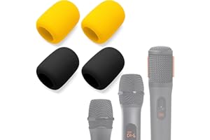 Voarmaks Foam Mic Cover Compatible with JBL PartyBox Wireless Mic Microphones, Wireless Two Microphone System, PartyBox Mic 1