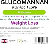 Lindens Glucomannan Konjac 3000mg Capsules 90 Pack Weight Loss Aid view 2