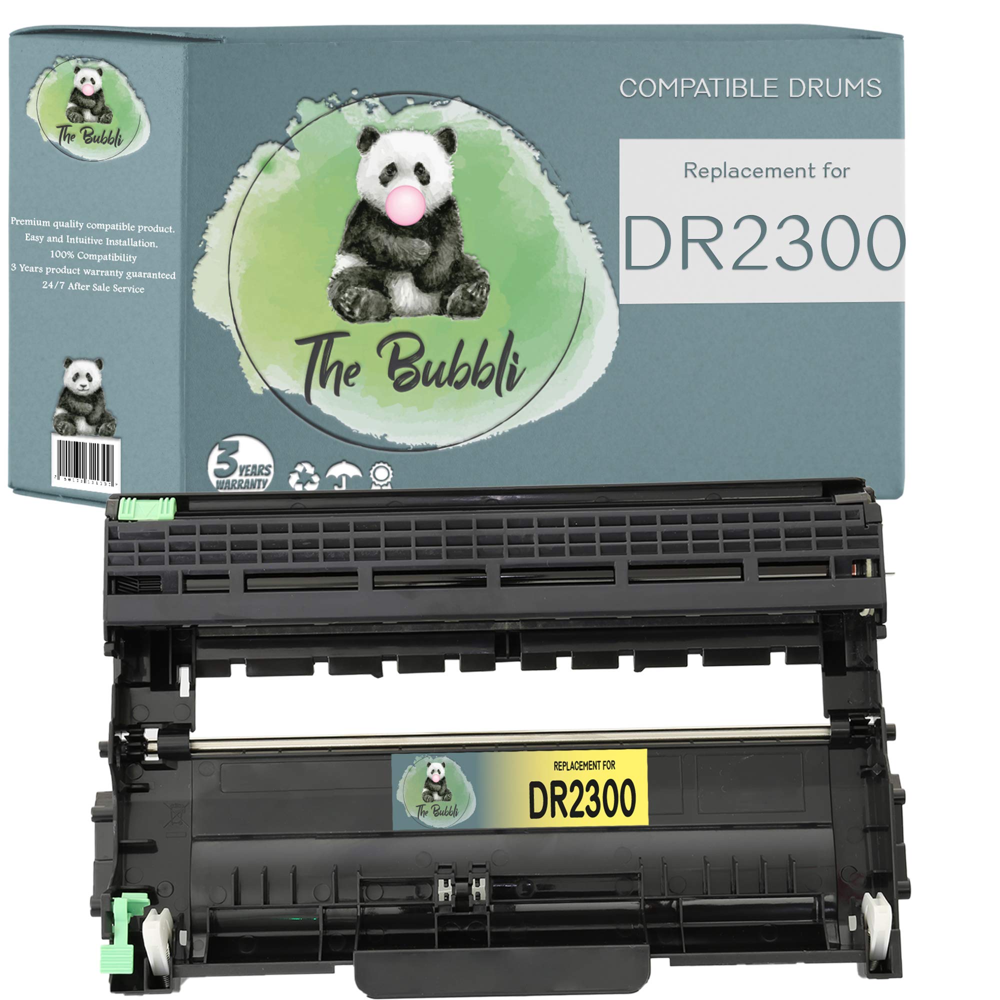 The Bubbli Original | DR-2300 DR2300 Compatible Drum Unit for BROTHER HL-L2300D L2320D L2340DW L2360DN L2360DW L2365DW L2380DW DCP-L2500D L2520DW L2540DN L2560DW MFC-L2700DW L2720DW L2740DW (BLACK)