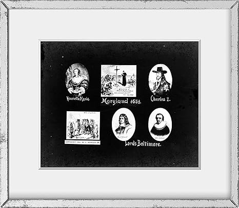 Amazon Co Jp 写真 メリーランド ヘンリエッタマリア チャールズi セシルカルバート アンドリューホワイト インディアン C1904 ホーム キッチン