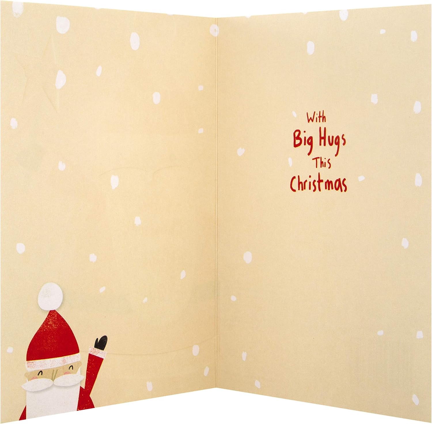 Hallmark State of Kind Christmas Card - Cute I Believe In Santa Design, Multicoloured, 17.3 cm by 11.9 cm - Image 4