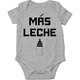CBTwear Mas Leche - Baby Clothes - Funny Newborn Bodysuit Outfits for Boys and Girls