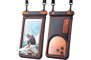 IPX8 Waterproof Phone Pouch Floating Case - Detachable Lanyard Phone Case Dry Bag Kayak/Beach/Cruise Travel Essentials, for i