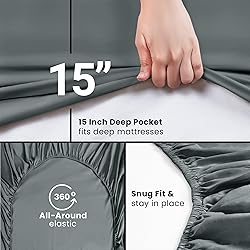 Utopia Bedding King Fitted Sheet - Bottom Sheet