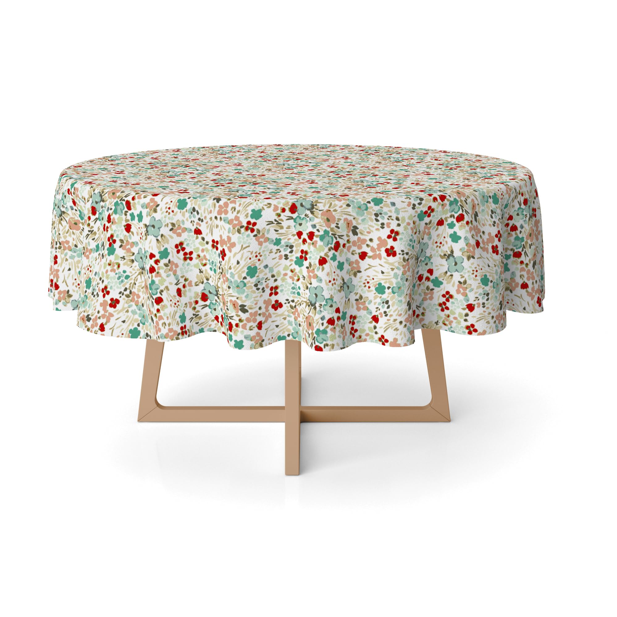 Martina Home Tablecloth Resinado Olena Red 140 Round