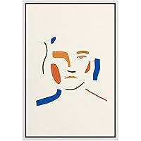 SIGNWIN Framed Canvas Wall Art Boho Decor Illustration Canvas Prints Home Artwork Decoration for Living Room,Bedroom - 16x24 inches