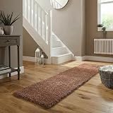 Abaseen Shaggy Rug 160x230 cm Mocha Thick Pile Non-Slip Living Room view 6