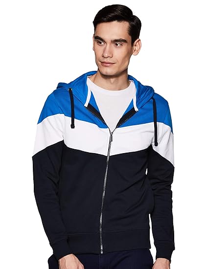 mens colour block sweatshirt