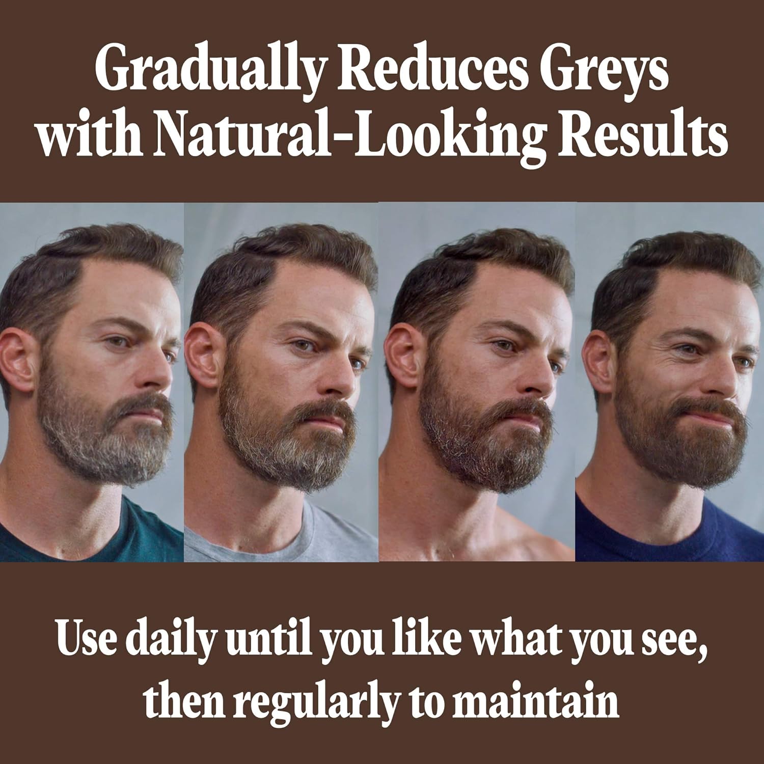 Just for men Control VVApd GX Grey Reducing Shampoo, 4 Fluid Ounce (Pack of 2), Brown, 2 ml (Pack of 2) - Image 4