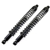 2 DTA Load Adjusting Rear Shocks With Coil Springs Gas Charged Compatible With 2002-2010 Ram 1500, 2011-2018 Ram 1500, 2019-2022 Ram 1500 Classic- Ideal for heavy loads or tow trailers