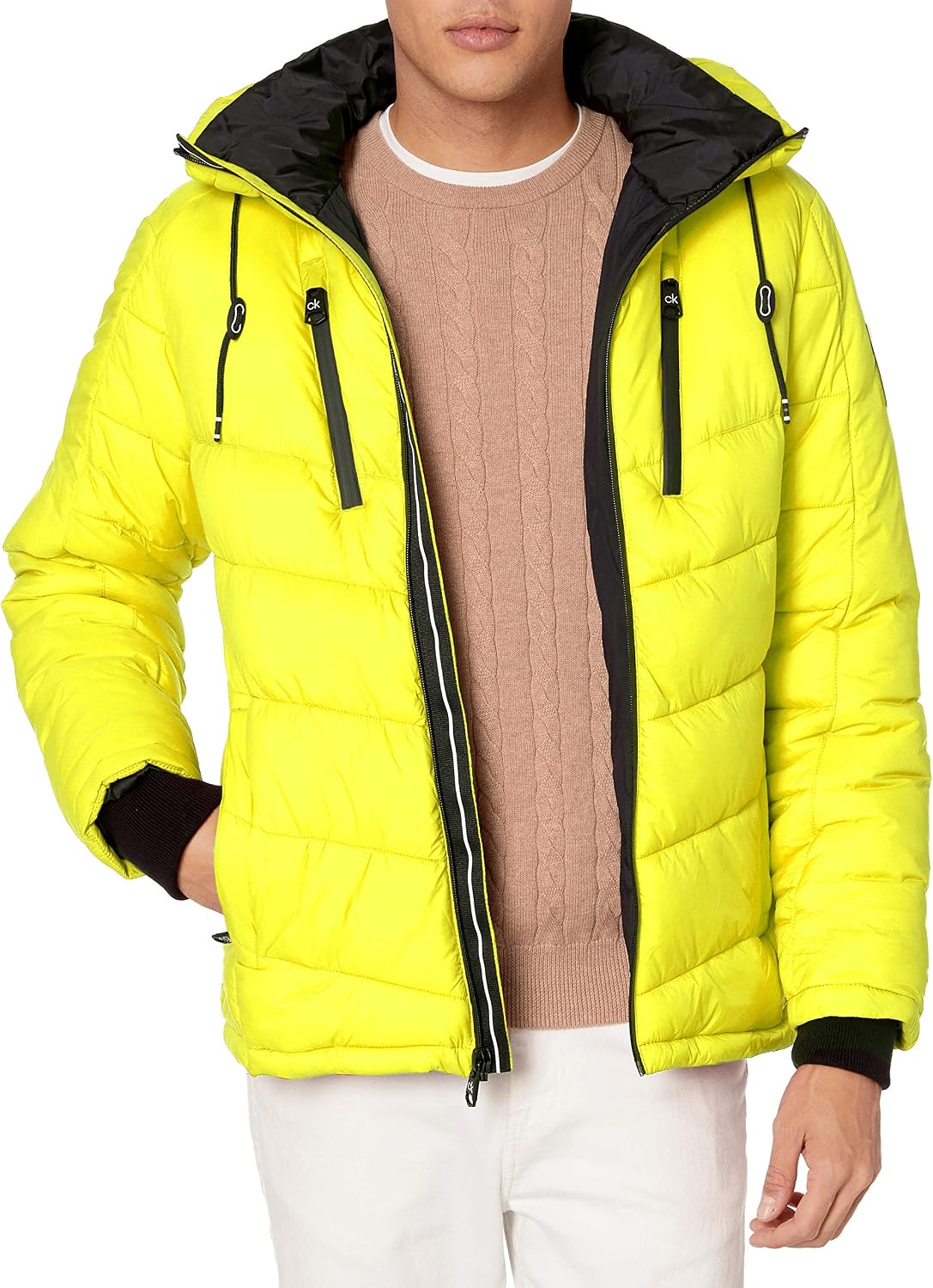 Calvin Klein Puffer Jacket With Hood on 