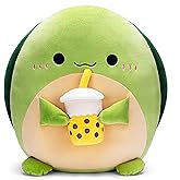 Colliyarko Original 12.5-Inch Large Turtle Stuffed Animal Plush Pillow,Cute Big Soft Plushie Toy,Fat Kawaii Cuddle Adorable Gift for Kids Girls Family