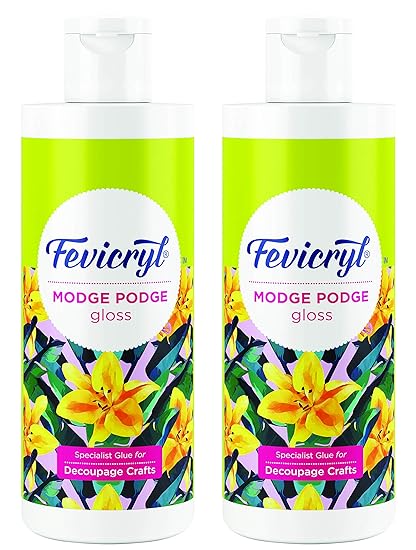 Pidilite Fevicryl Modge Podge Gloss , 120 ml Each -Set of 2