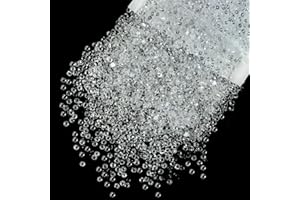 qiipii 5300PCS 3mm Transparent Resin Rhinestones Bulk Flatback Jelly Resin Stones SS10 Clear Bling Diamonds Gems Charms for Nails Face Eyes Makeup Body Mugs Tumblers Bottles DIY Crafts Decor Shoes