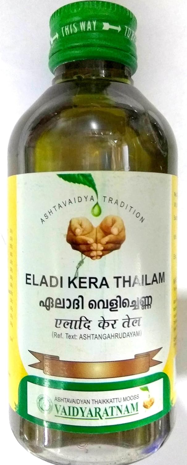 Vaidyaratnam Kerala Eladi Kera Thailam 200ml [Ayurvedic] Amazon.in
