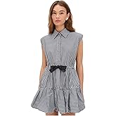 Sea Women's Neci Gingham T-Shirt Bubble Mini Dress