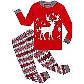 KikizYe Little Big Girls Pajamas Set Long Sleeve PJs 100% Cotton Pyjamas