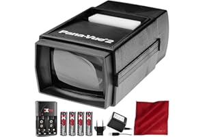 Pana-Vue 2 Illuminated Slide Viewer + Transformer + Battery & Charger Kit Deluxe Bundle