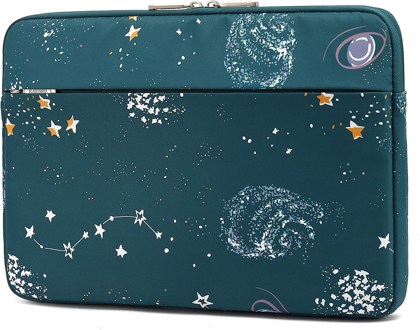KAYOND 14 inch Laptop Sleeve, Compatible MacBook pro 15.4(2017-2020) and 14 inch Notebook Computer, Water Repellent Laptop Bag,Shockproof case (14-14.1 inch, Starry Sky)