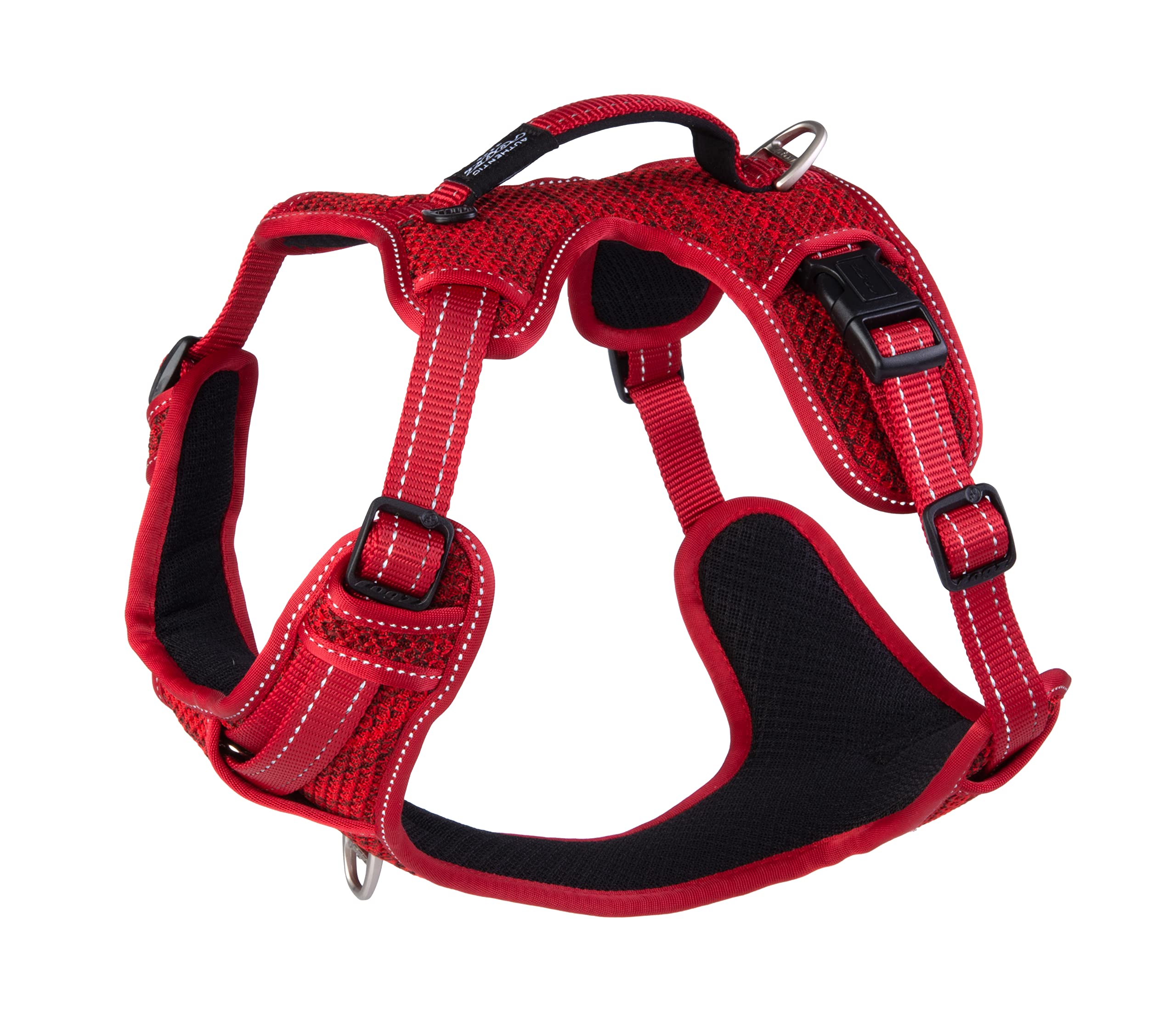 Rogz Explore Padded Harness Red Large