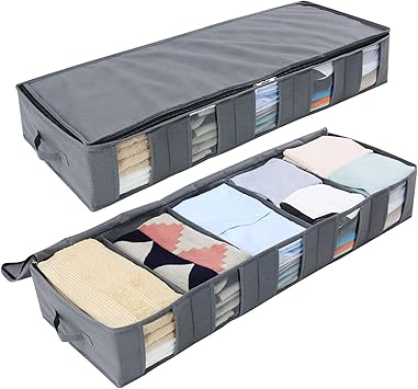 Lifewit Bolsa de Almacenamiento Debajo de la Cama con 5 Ventana