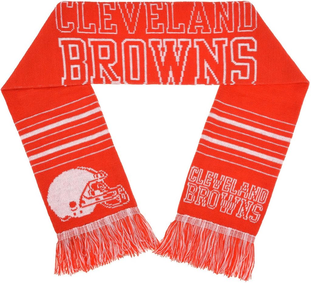 Forever Collectibles NFL Acrylic Large Wordmark Logo Scarf, Cleveland Browns : Clothing