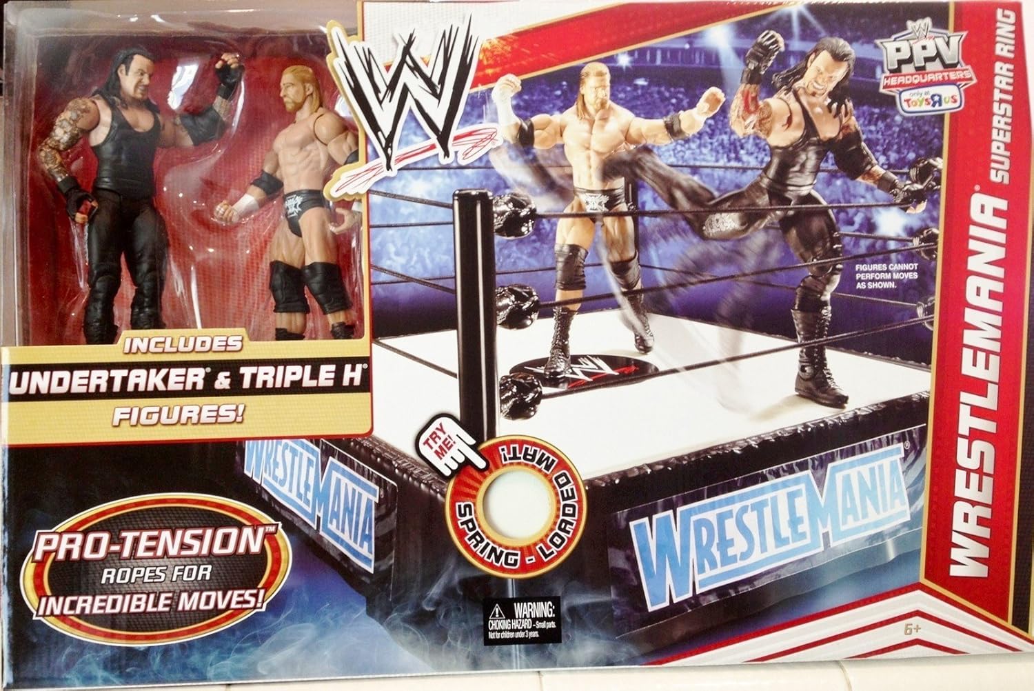 WWE Wrestlemania Ring Playset, Playsets Amazon Canada