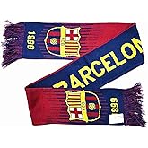 Icon Sports Officially Licensed FC Barcelona Soccer Scarf - Unisex Adult