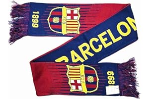 Icon Sports Officially Licensed FC Barcelona Soccer Scarf - Unisex Adult