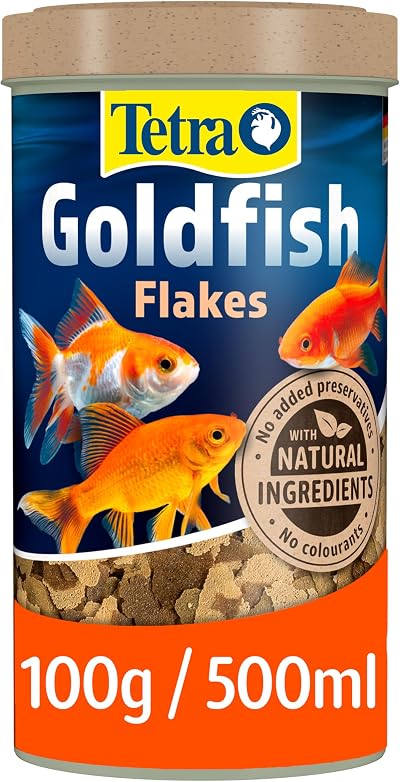Tetra Goldfish Flakes 500ml Flake Fish Food for Goldfish & Coldwater