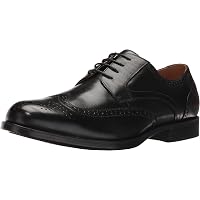 Amazon.com | POLO RALPH LAUREN Asher Wing Tip Black Calf Leather 8