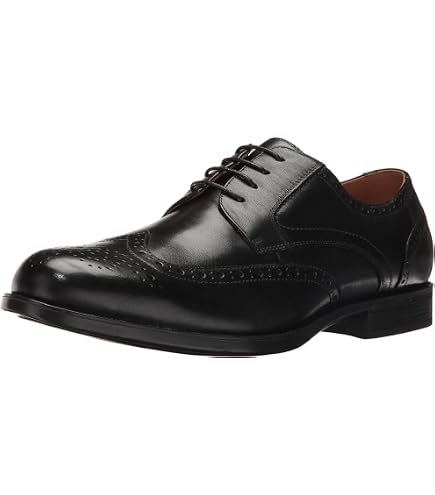 Amazon.com | Florsheim Lexington Wingtip Oxford Black Legacy 