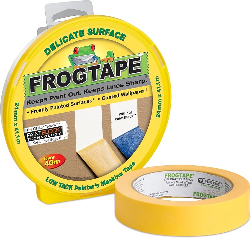 Frog Tape Yellow Delicate Surface Masking Tape 24mm x 41.1m Hanging Pack