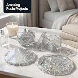 Hemway Silver Holographic Microfine Glitter 100g for Crafts Resin Nails view 5