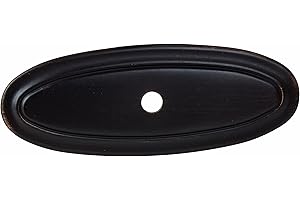 GlideRite Hardware 1034-ORB-10 3 inch Long Thin Oblong Ring Oil Rubbed Bronze Cabinet Back Plate 10 Pack