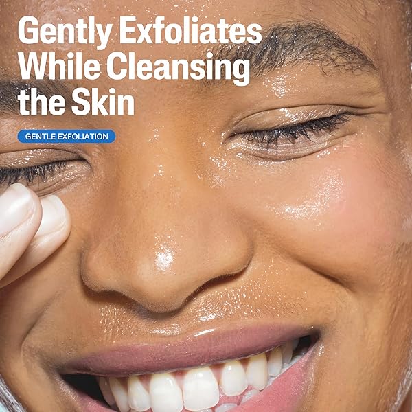 CETAPHIL EXFOLIATING FACE WASH, EXTRA GENTLE DAILY FACE SCRUB, GENTLY EXFOLIATES & CLEANSES, FOR ALL SKIN TYPES, NON-IRRITATING & HYPOALLERGENIC, SUITABLE FOR SENSITIVE SKIN, 6 FL OZ, PACK OF 2