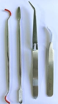 Sai Mosaic Art Tweezer-Pick 4 Pcs Tool Set